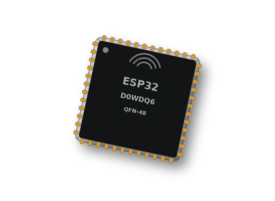 Układ scalony ESP32 w obudowie QFN